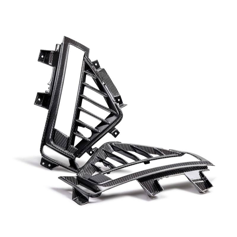 Cadillac CT5 Grille - Side - Anderson Composites - Type-OE Carbon Fiber - Black - `22-`24